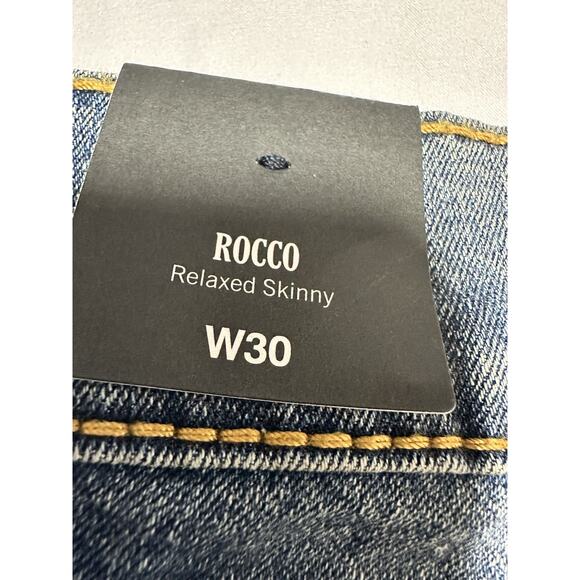 True Religion Brand Rocco Big T Flap Relaxed Skinny Denim Shorts Men's 30 NWT - Picture 8 of 9